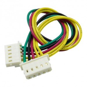 کانکتور مخابراتی 5 پین گرد دو سر مادگی سیمدار با طول 16 سانتی متر