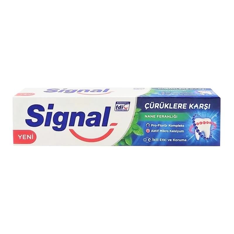 خمیر دندان ضد پوسیدگی سیگنال مدل Original حجم 100 میلی لیتر