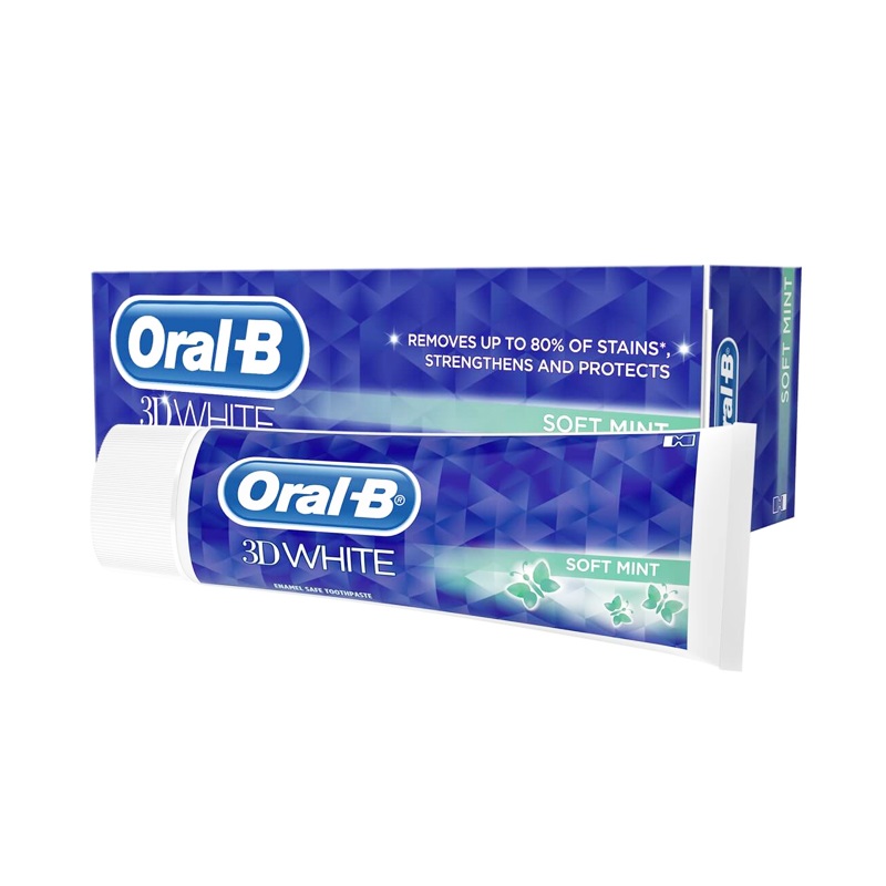 خمیر دندان اورال بی Oral – B مدل تری دی وایت SOFT MINT حجم 75 میل