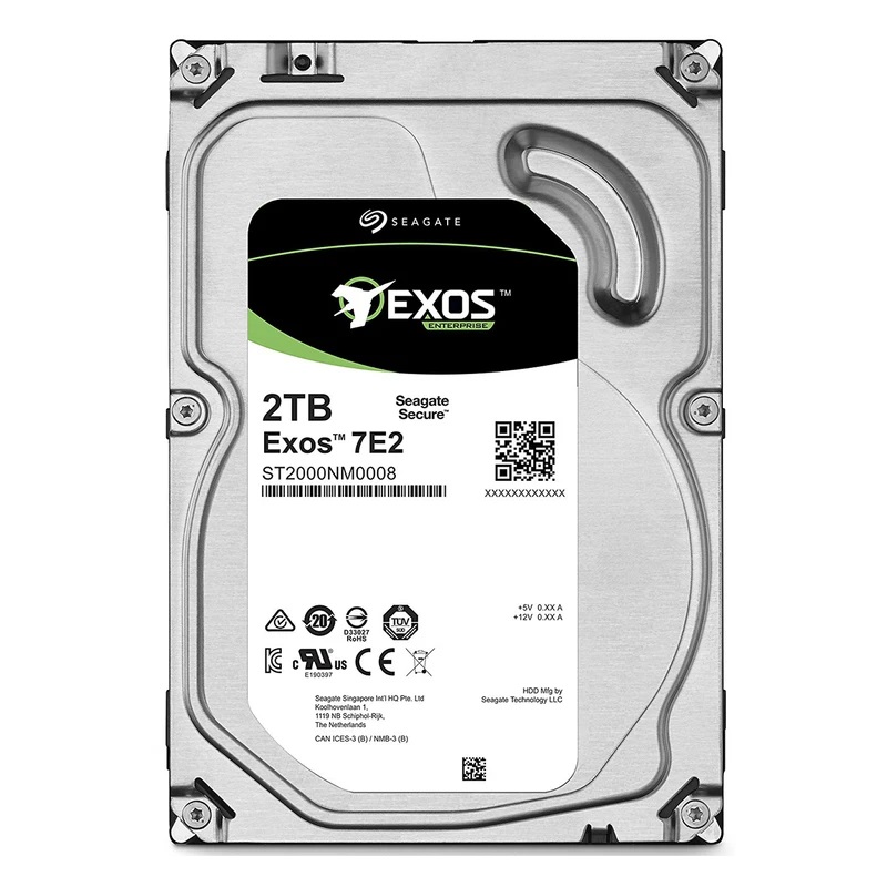خرید هارد دیسک اینترنال سیگیت مدل Exos ST2000NM000A ظرفیت 2 ترابایت