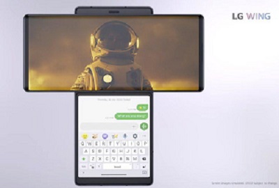 گوشی هوشمند LG Wing رونمایی شد