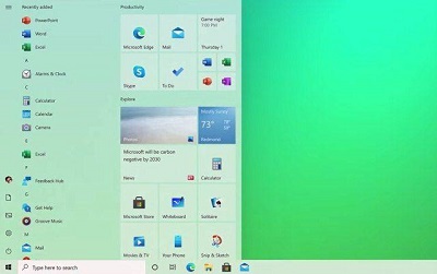 آپدیت اکتبر ویندوز 10 با منوی جدید منتشر شد