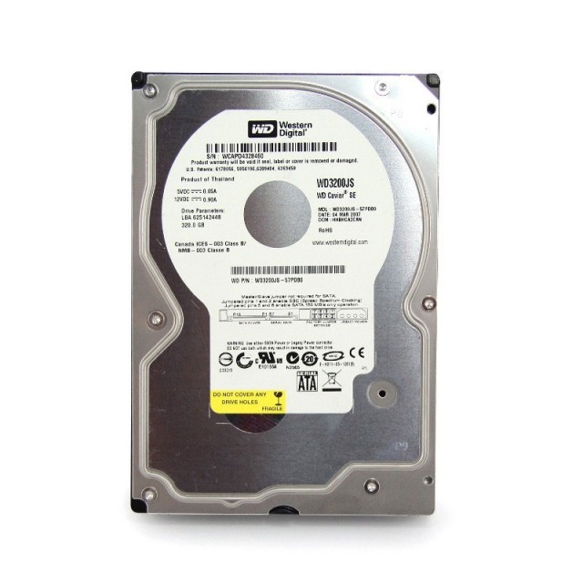هارد دیسک اینترنال وسترن دیجیتال ظرفیت 320 گیگابایت شرکتی