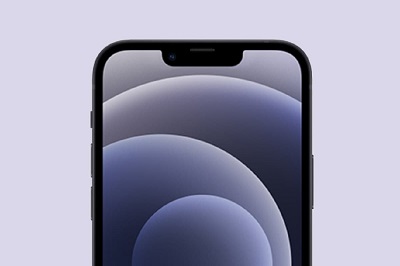 ماکت آیفون 13 ناچ کوچک این گوشی را به نمایش می گذارد