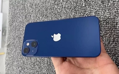 نمونه ی اولیه تصویر آیفون 13 مینی، وجود دو دوربین به صورت مورب را نشان می دهد