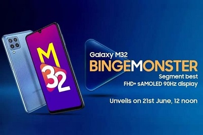گلکسی M32 سامسونگ در تاریخ 31 خرداد معرفی خواهد شد