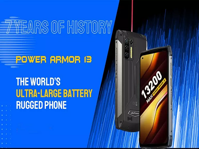 گوشی جدید Ulefone به باتری 13200 میلی آمپر ساعتی مجهز میشود