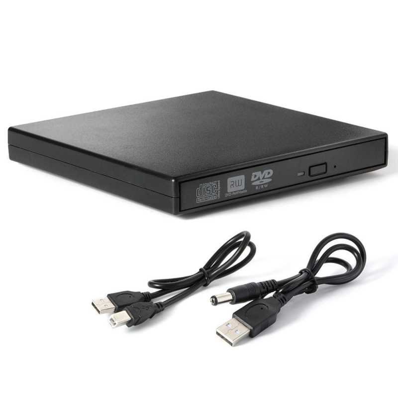 باکس تبدیل DVD رایتر اینترنال SATA لپ تاپ به اکسترنال USB2.0 برند اچ پی