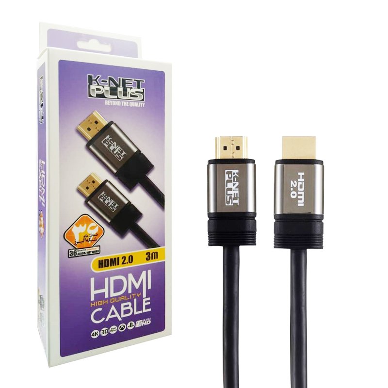 کابل HDMI کی نت پلاس به طول 3 متر
