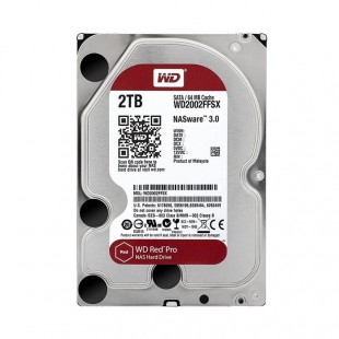 هارد دیسک اینترنال وسترن دیجیتال سری قرمز Red Pro ظرفیت ۲ ترابایت