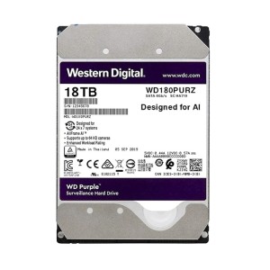 هارد دیسک اینترنال وسترن دیجیتال سری بنفش ظرفیت 18 ترابایت