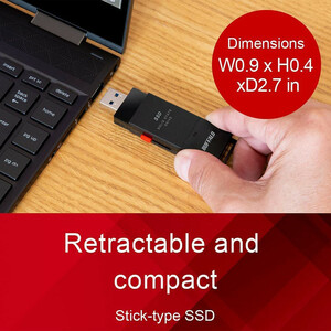 فلش مموری بوفالو External SSD PUT1.0U3B US Portable