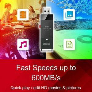 خرید فلش مموری بوفالو مدل External SSD PUT2.0U3B US Portable ظرفیت 2 ترابایت رشت