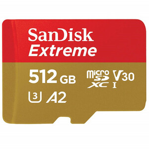 کارت حافظه microSDXC سن دیسک مدل Extreme ظرفیت 512 گیگابایت
