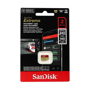 قیمت و خرید کارت حافظه microSDXC سن دیسک مدل Extreme V30 کلاس 10  ظرفیت 2 ترابایت رشت