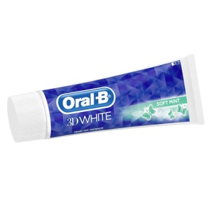 خرید خمیر دندان اورال بی Oral – B مدل تری دی وایت SOFT MINT حجم 75 میل