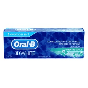 خرید خمیر دندان اورال بی Oral – B مدل تری دی وایت SOFT MINT حجم 75 میل رشت