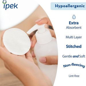 خرید و قیمت خرید پد آرایش پاک کن Ipek بسته 130 عددی رشت