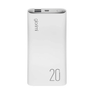 پاوربانک 22.5 وات گلوریمی مدل LIGHTCORE ظرفیت 20000 میلی‌آمپرساعت به همراه کابل USB-C