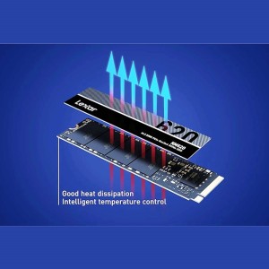 خرید اس اس دی اینترنال لکسار مدل 2280 NM620 M2 ظرفیت 256 گیگابایت رشت