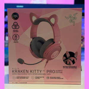 خرید هدست مخصوص بازی ریزر مدل Kraken Kitty V2 Pro