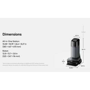 eufy (ANKER) Robot Vacuum Omni S1 T2071 All-in-One Station