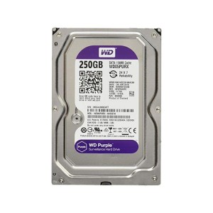 هارد دیسک اینترنال وسترن دیجیتال سری بنفش ظرفیت 250 گیگابایت