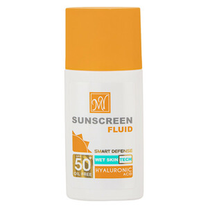 فلوئید ضدآفتاب بی‌رنگ مای SPF50 مدل Smart Defense مناسب انواع پوست، حجم 50 میلی‌لیتر