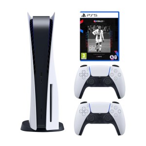 کنسول بازی سونی مدل Playstation 5 ظرفیت 825 گیگابایت به همراه بازی Fifa 21
