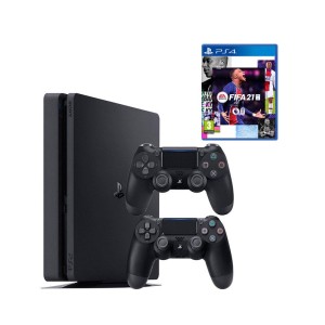 کنسول بازی سونی مدل Playstation 4 slim ظرفیت 1 ترابایت به همراه بازی Fifa 21