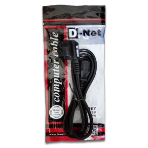 کابل برق سه پین منبع تغذیه کامپیوتر دی-نت به طول 1.5 متر