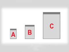 کارت‌های حافظه CFexpress در سه اندازه مختلف عرضه می‌شوند.