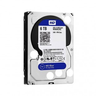 هارد دیسک اینترنال وسترن دیجیتال سری آبی ظرفیت ۶ ترابایت