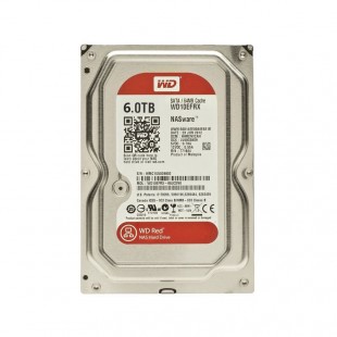 هارد دیسک اینترنال وسترن دیجیتال سری قرمز ظرفیت ۶ ترابایت