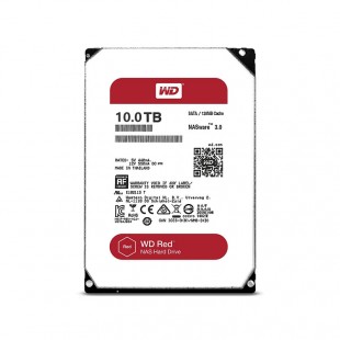هارد دیسک اینترنال وسترن دیجیتال سری قرمز ظرفیت ۱۰ ترابایت