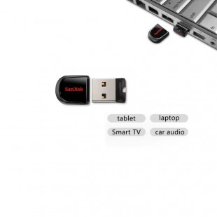 فلش مموری سن دیسک مدل Cruzer Fit CZ33 ظرفیت 64 گیگابایت