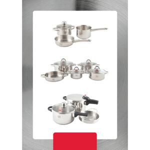 قابلمه پارس استیل مدل کف سه لایه کد 240 سایز 24