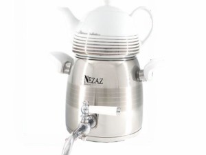 سرویس کتری و قوری استیل | بدنه ضدزنگ  2800 | کتری ۳ لیتری