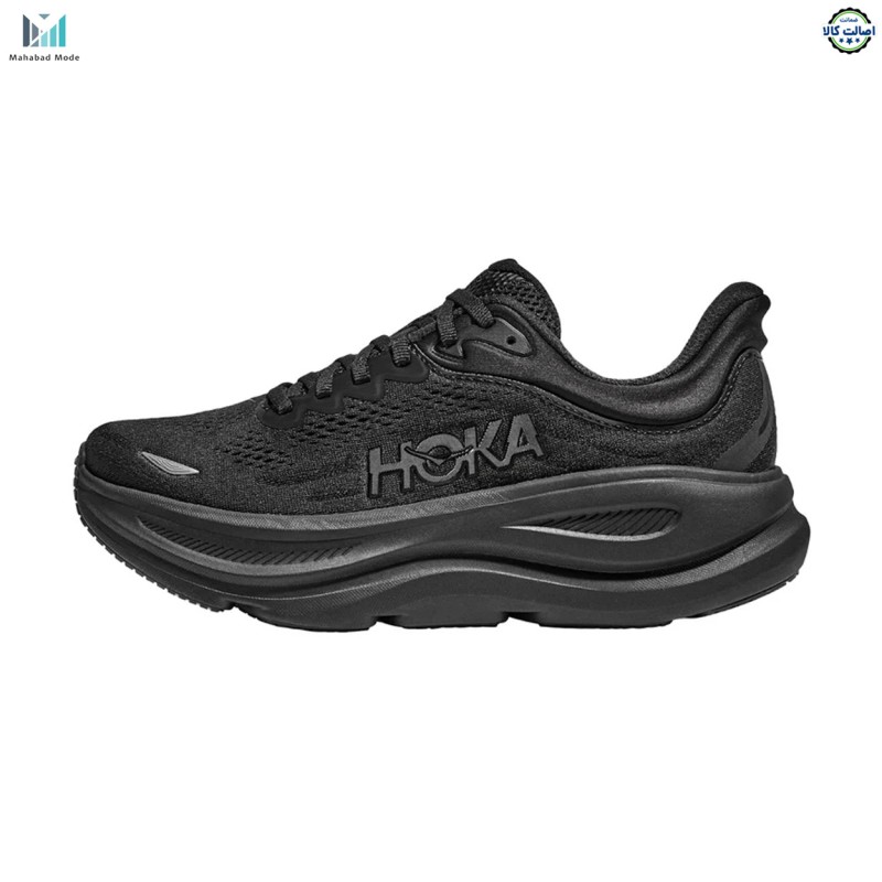 کفش هوکا باندی 9 مشکی مدل HOKA ONE ONE Bondi 9 1162012-BBLC سایز 42