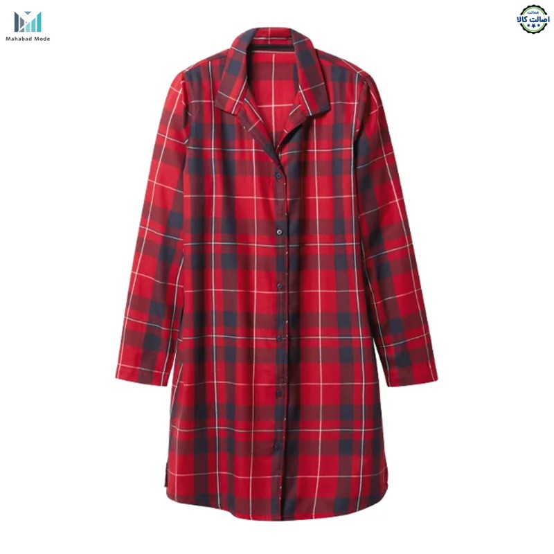 پیراهن بزرگ فلانل زنانه اسمارا مدل ESMARA FLANELL-BIGSHIRT IAN485174-2501