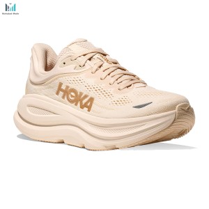 خرید کفش هوکا باندی 9 کرم مدل HOKA Bondi 9 1162012-VCH