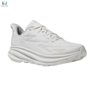 کتونی هوکا کلیفتون 9 واید سفید HOKA Clifton 9 Wide 1132211-WWH