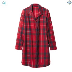 پیراهن بزرگ فلانل زنانه اسمارا مدل ESMARA FLANELL-BIGSHIRT IAN485174-2501