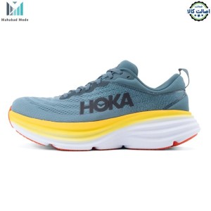 کفش مردانه هوکا باندی 8 مدل Hoka Bondi 8 X-WIDE 1127955 GBMS سایز 45