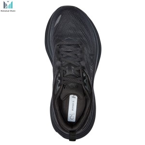 کفش هوکا باندی 8 ایکس واید مشکی مدل Hoka Bondi 8 X-WIDE 1127955 BBLC سایز 42