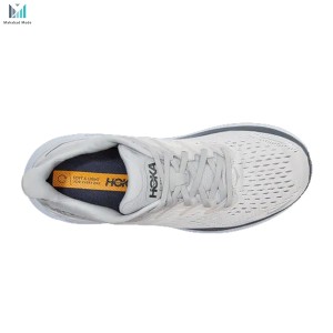 مشخصات کفش هوکا کلیفتون 8 واید طوسی مدل hoka CLIFTON 8 WIDE 1121374-LRNC