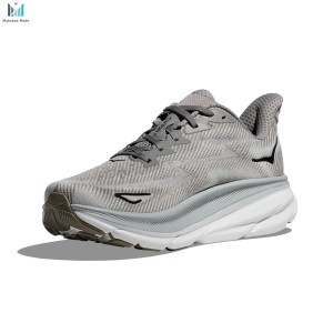 کفش هوکا کلیفتون 9 طوسی مدل HOKA Clifton 9 WIDE - 1132210-HMBC سایز 46