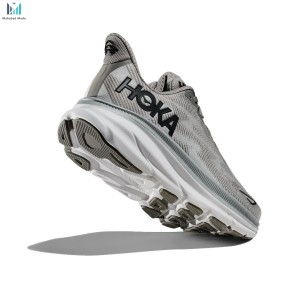 کفش هوکا کلیفتون 9 طوسی مدل HOKA Clifton 9 WIDE - 1132210-HMBC سایز 46