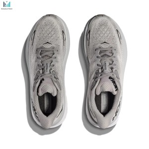 کفش هوکا کلیفتون 9 طوسی مدل HOKA Clifton 9 WIDE - 1132210-HMBC سایز 46