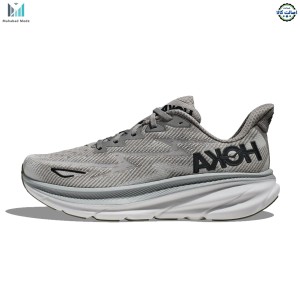 کفش هوکا کلیفتون 9 طوسی مدل HOKA Clifton 9 WIDE - 1132210-HMBC سایز 46